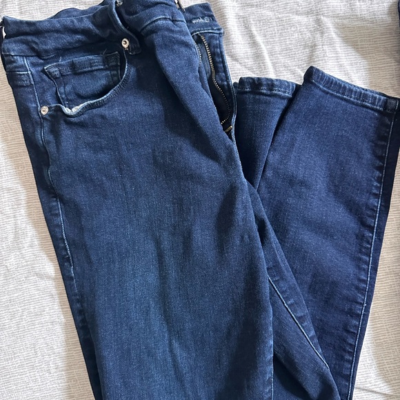Good American Dark Blue Skinny Jeans - Picture 1 of 3